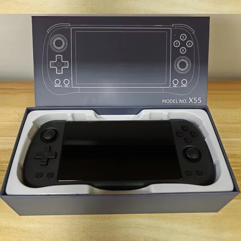 80000Games 512G  5.5INCH IPS Screen RK3566 Handheld Game Console Linux Open-Source Retro Console HD Gifts